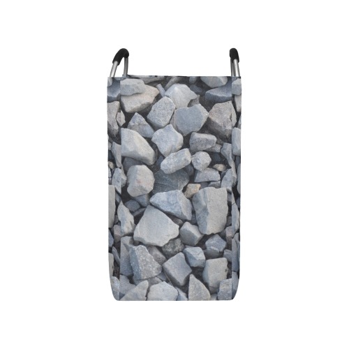 Gravel Collection Square Laundry Bag