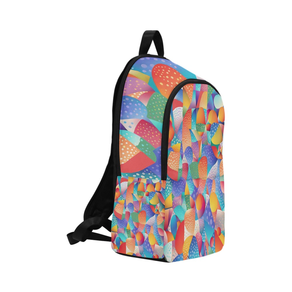 Sunset Ocean Waves Fabric Backpack for Adult (Model 1659)