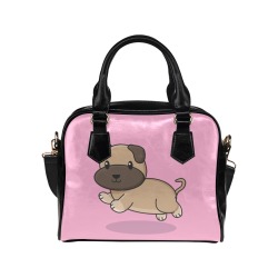 Pug Handbag Shoulder Handbag (Model 1634)