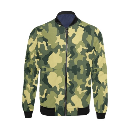 Army Style by Fetishworld All Over Print Bomber Jacket for Men (Model H31)