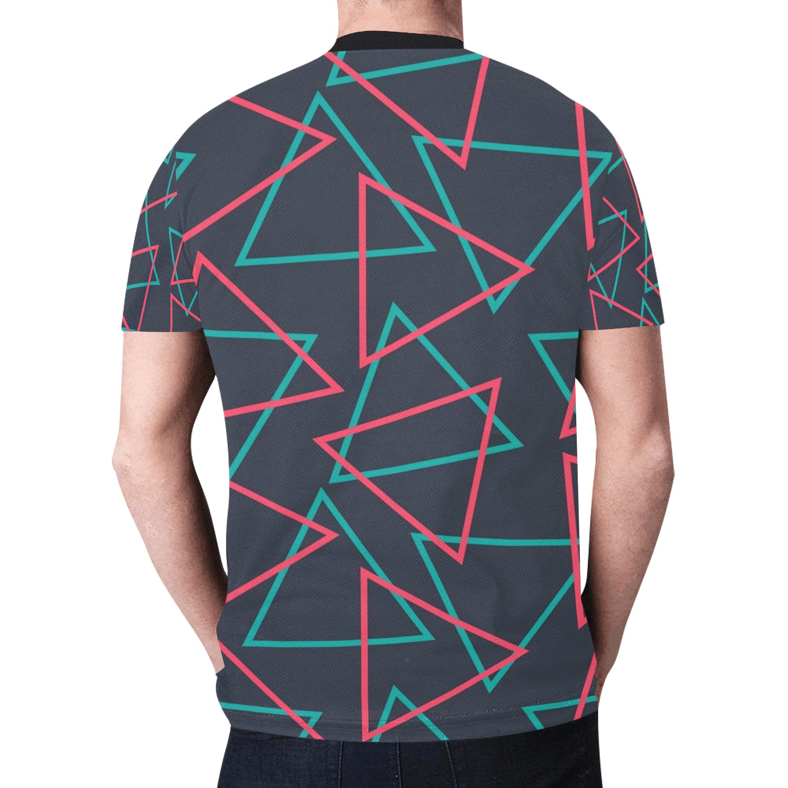 Triangles New All Over Print T-shirt for Men (Model T45)