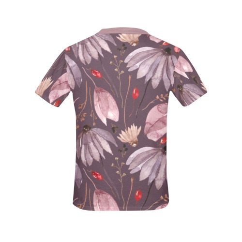 Wildflowers Women's All Over Print Crew Neck T-Shirt (Model T40-2)