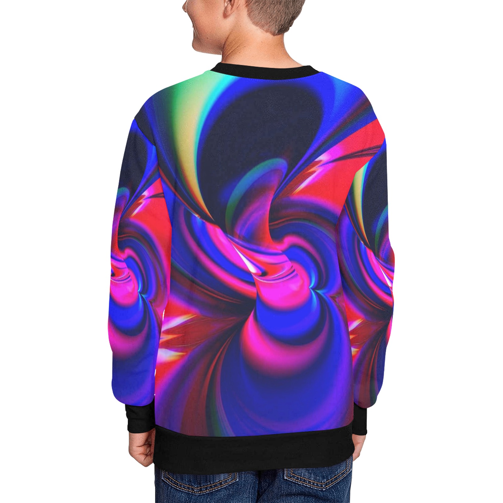 lava dance Kids' All Over Print Sweatshirt (Model H37)