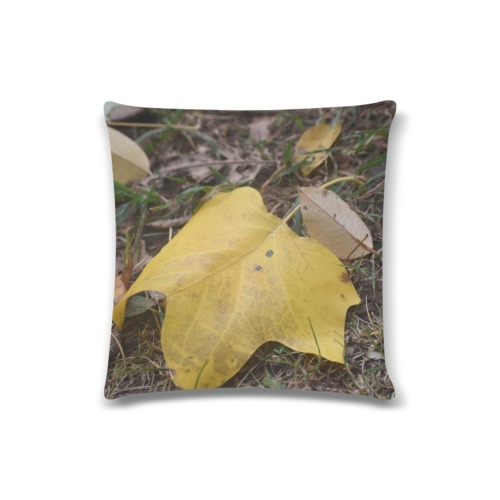 Elegance of Autumn Custom Zippered Pillow Case 16"x16"(Twin Sides)