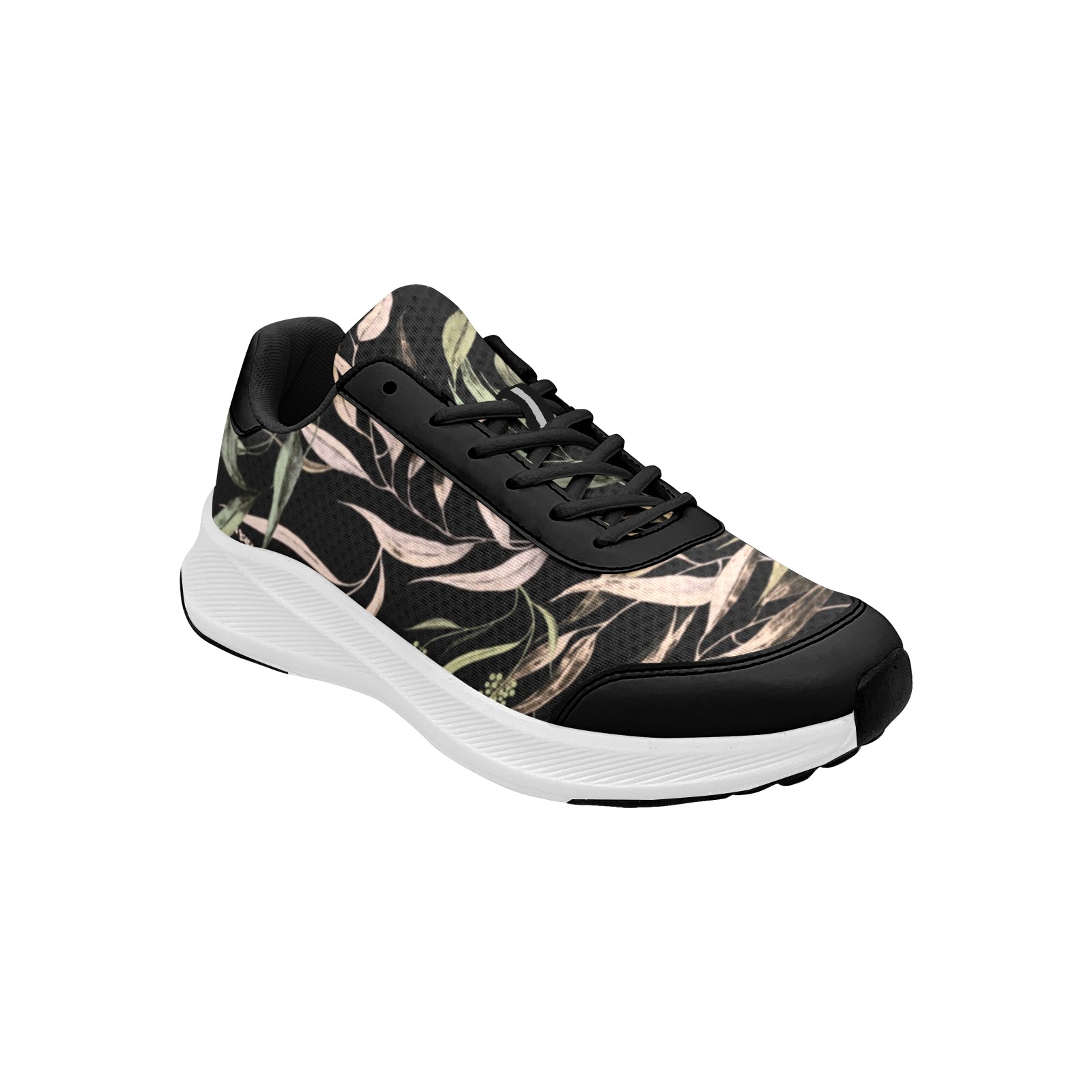 Dark Forest leaves dramatic Women's Mudguard Running Shoes (Model 10092)