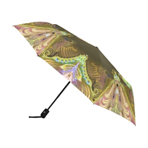 dragon flowers6 Anti-UV Auto-Foldable Umbrella (U09)