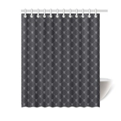 Skull Pattern Shower Curtain 60"x72"