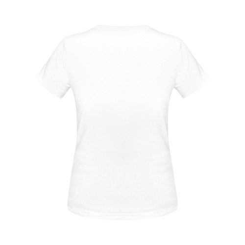 D.D.A.LOGO.WHT.BRN. Women's T-Shirt in USA Size (Front Printing Only)