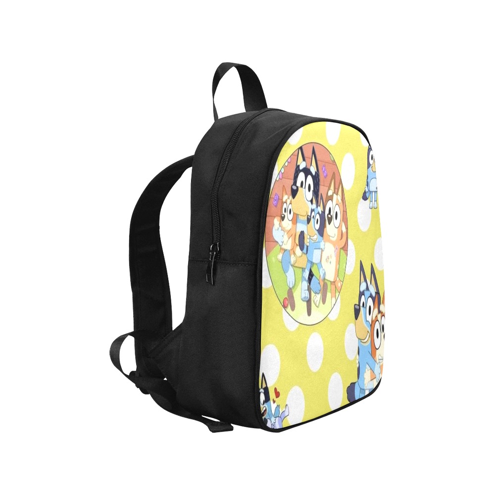 Bluey 1 Fabric School Backpack (Model 1682) (Medium)