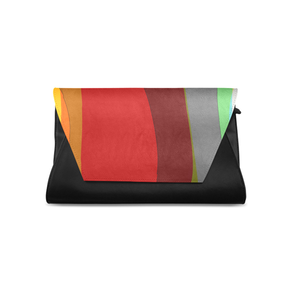 Colorful Abstract 118 Clutch Bag (Model 1630)