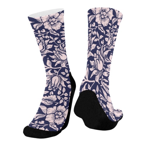 Socks Mid-Calf Socks (Black Sole)