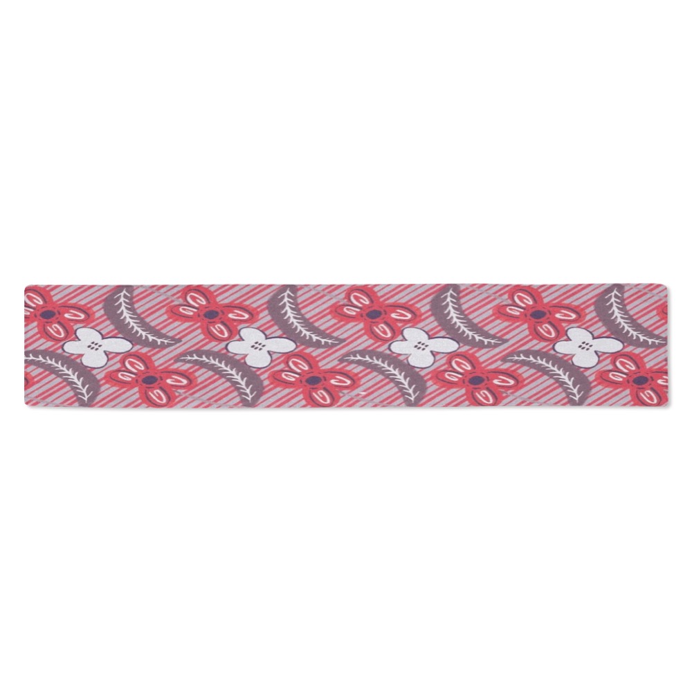 Red floral pattern Table Runner 14x72 inch