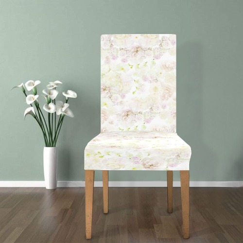 peonies flowers5 Chair Cover (Pack of 4)