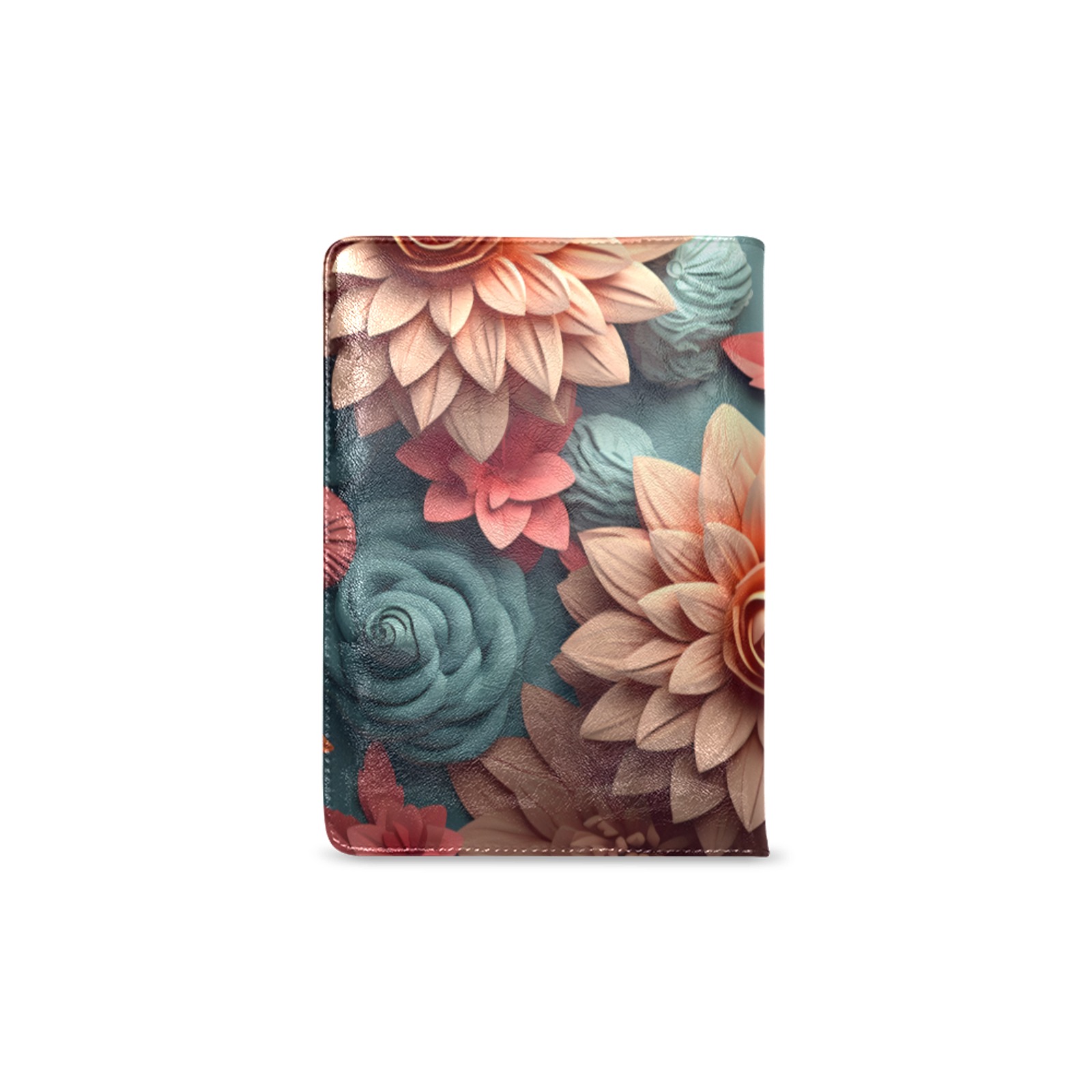 3D Flowers Notebook Custom NoteBook A5