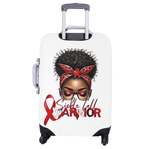 sickle cell Luggage Cover/Large 26"-28"