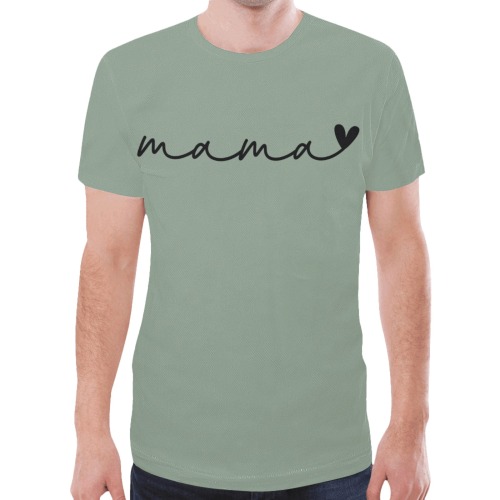 MAMA New All Over Print T-shirt for Men (Model T45)