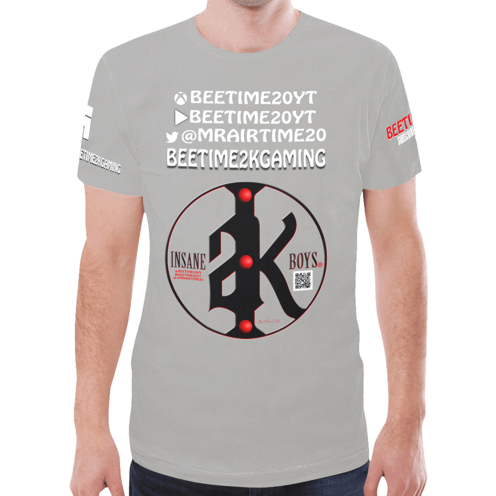beetime gaming T-SHIRT DESIGN New All Over Print T-shirt for Men (Model T45)