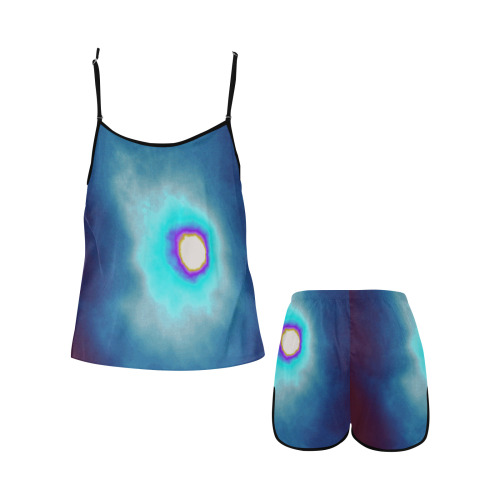 Dimensional Eclipse In The Multiverse 496222 Women's Spaghetti Strap Short Pajama Set
