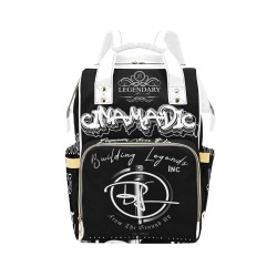 BW BLI CINAMADIC BACKPACK KINGS ARE BORN Multi-Function Diaper Backpack/Diaper Bag (Model 1688)