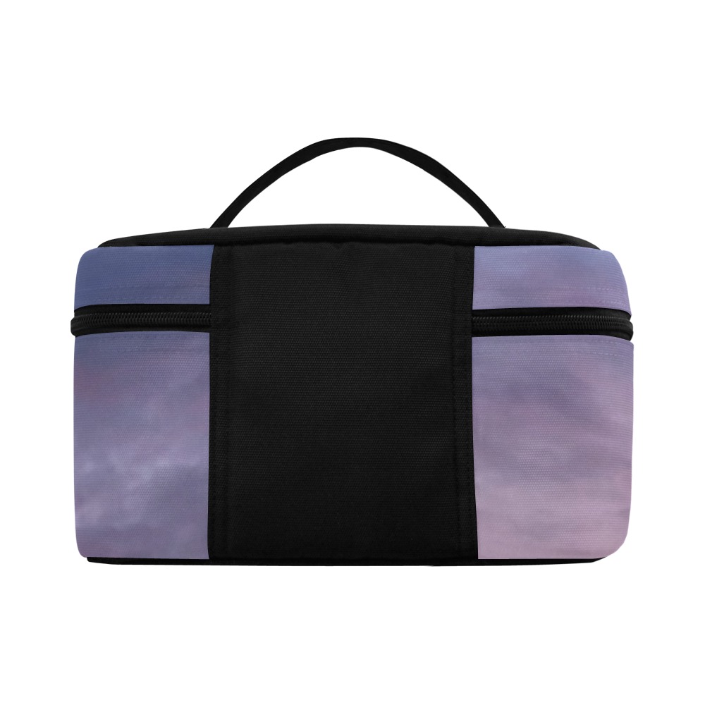 Morning Purple Sunrising Cosmetic Bag/Large (Model 1658)