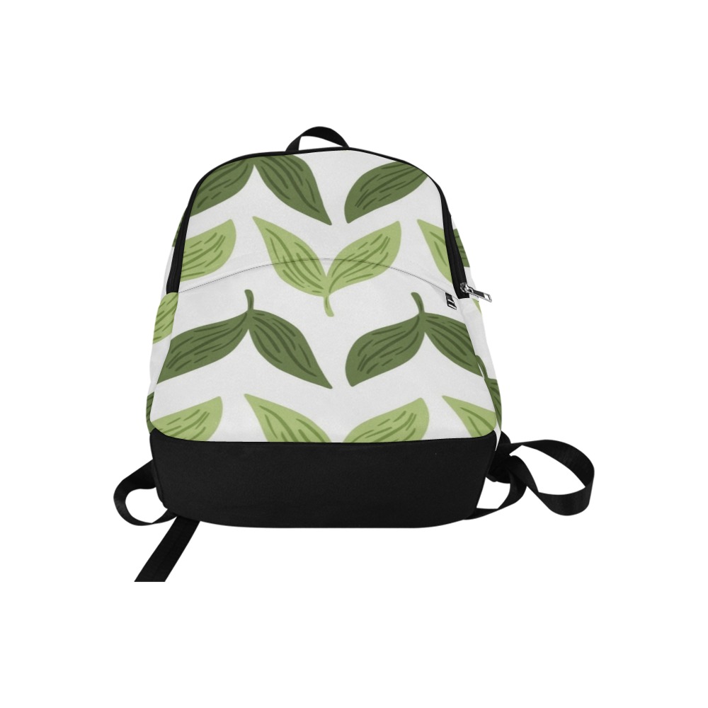 Lovely Retro Leaves Fabric Backpack for Adult (Model 1659)
