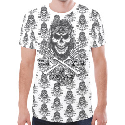 ROCK ON BIG New All Over Print T-shirt for Men (Model T45)