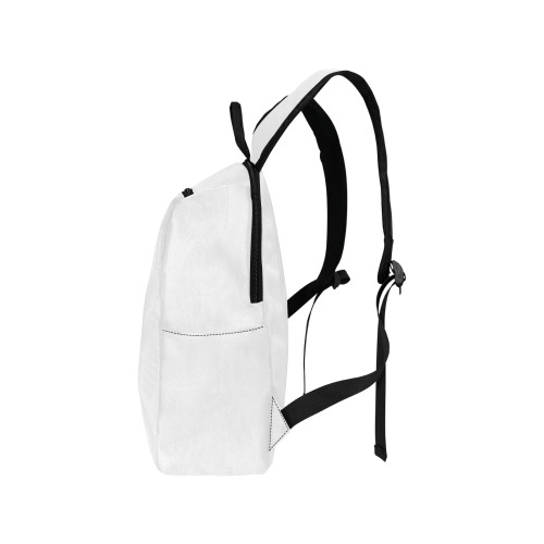 WHITE Lightweight Casual Backpack (Model 1730)