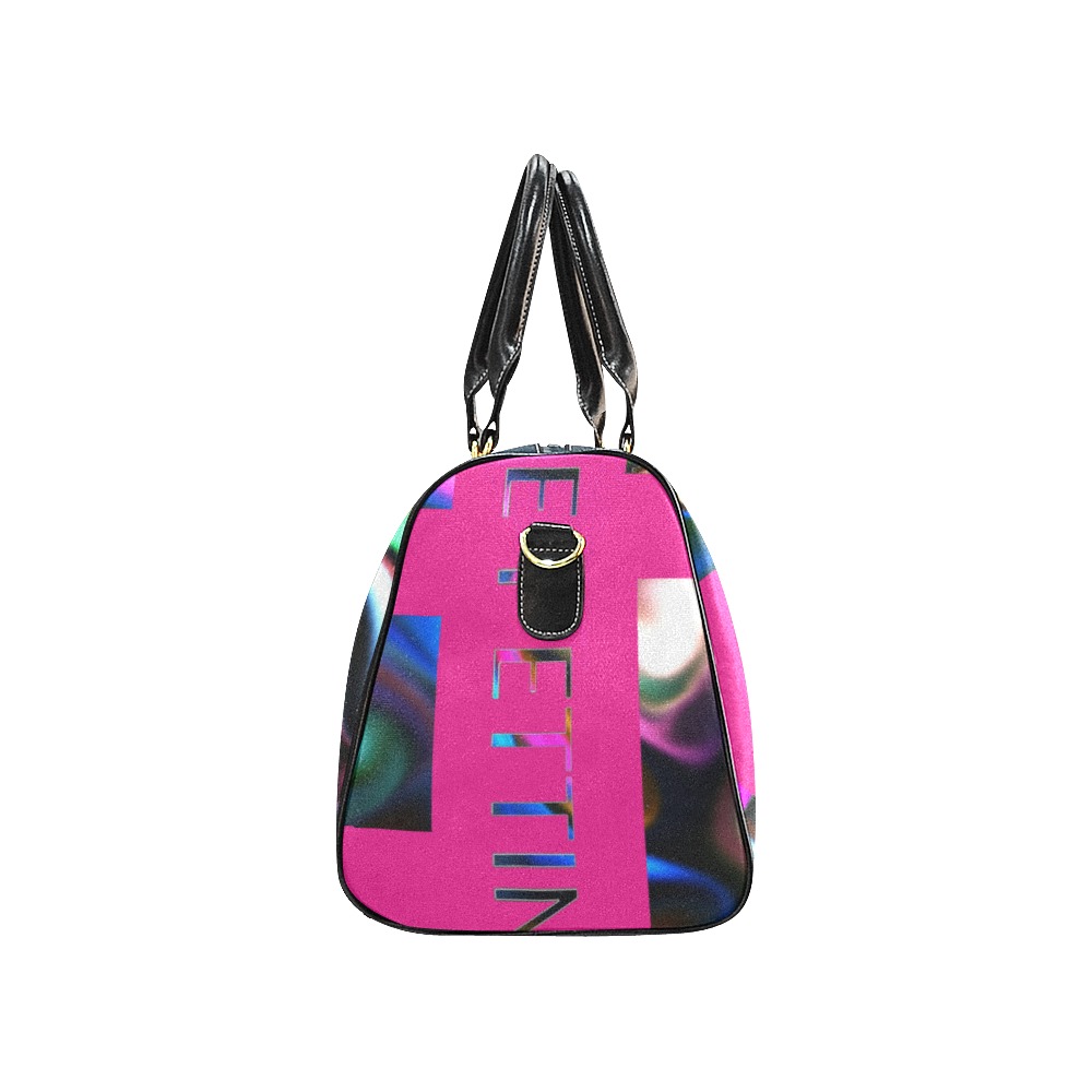 pinkpurepettiness travel bag New Waterproof Travel Bag/Large (Model 1639)