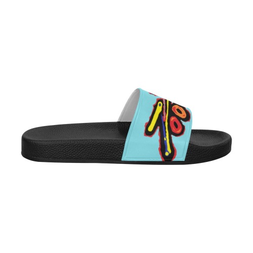 ZL.LOGO.tourq Women's Slide Sandals (Model 057)