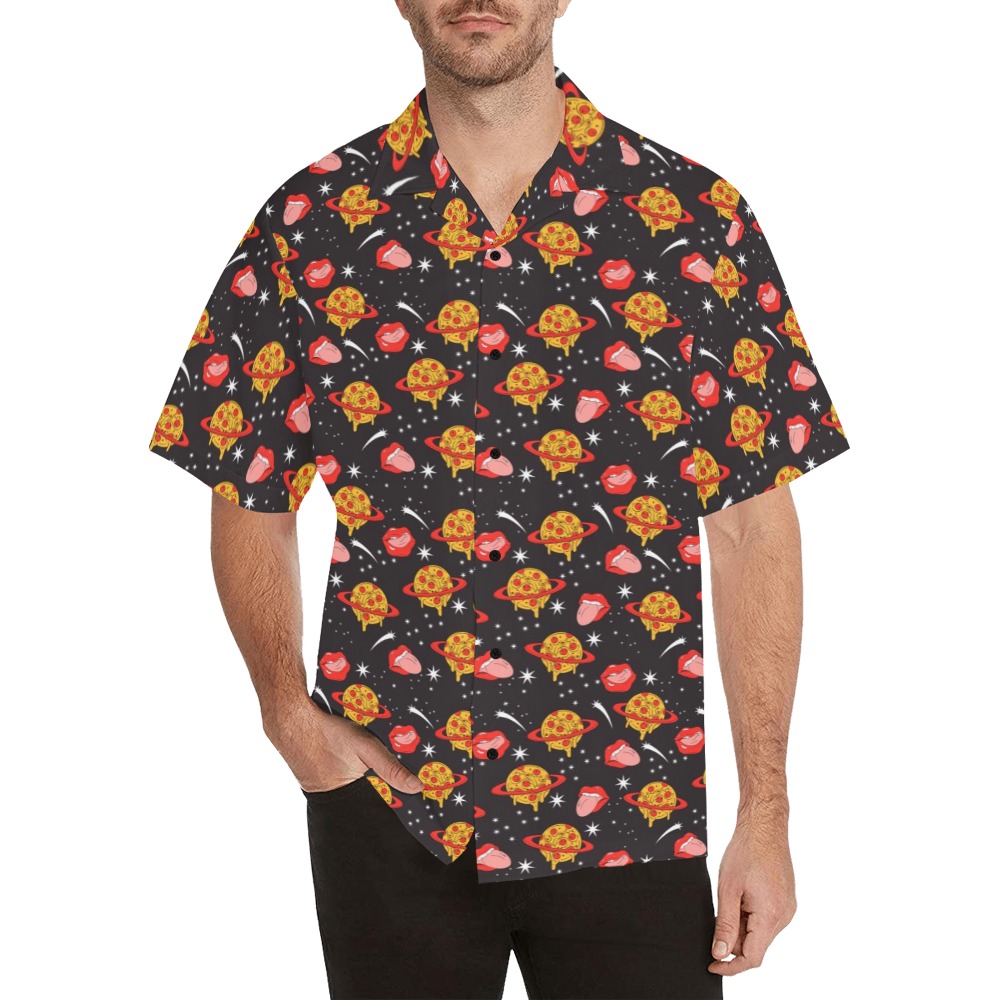I like pizza space Hawaiian Shirt (Model T58)