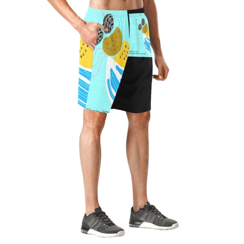 Vespidae Men's All Over Print Elastic Beach Shorts (Model L20)