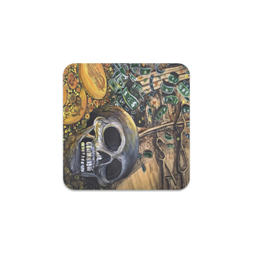 Time Is Money Square Coaster