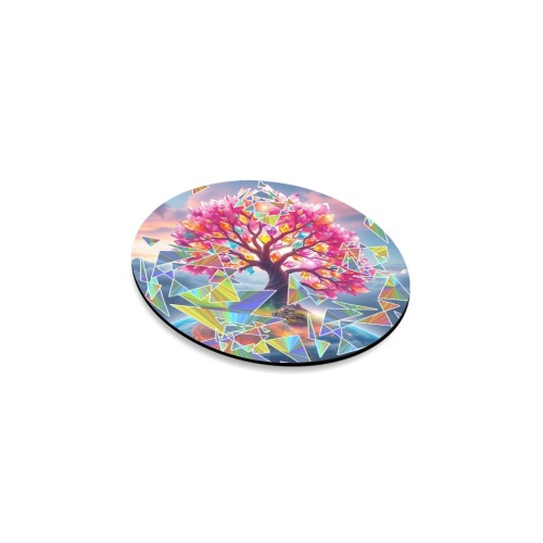 Tree Sunrise Round Coaster