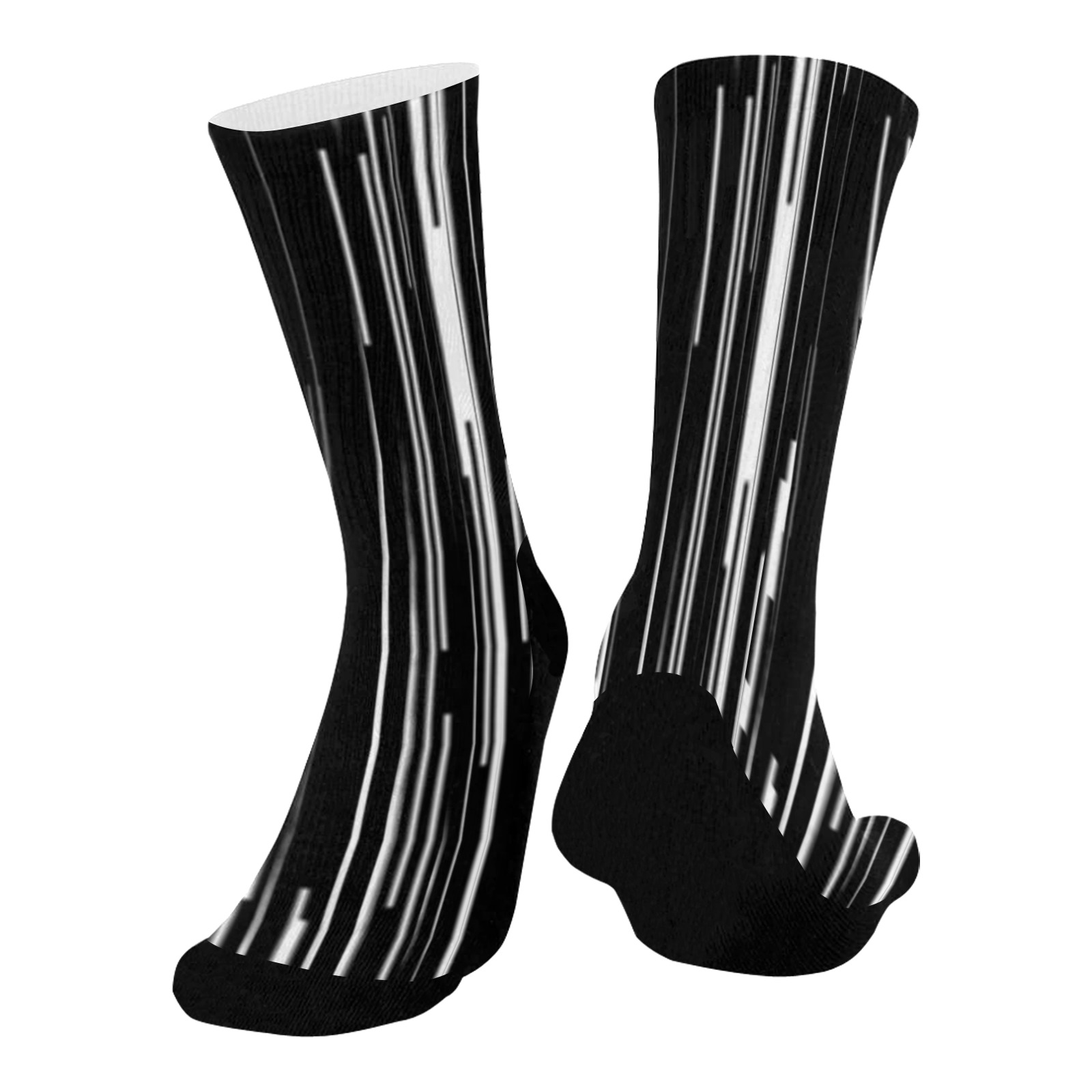b vcan45 Mid-Calf Socks (Black Sole)