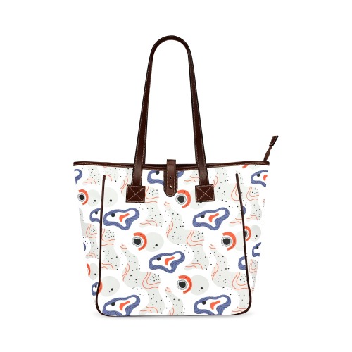 Elegant Abstract Mid Century Pattern Classic Tote Bag (Model 1644)