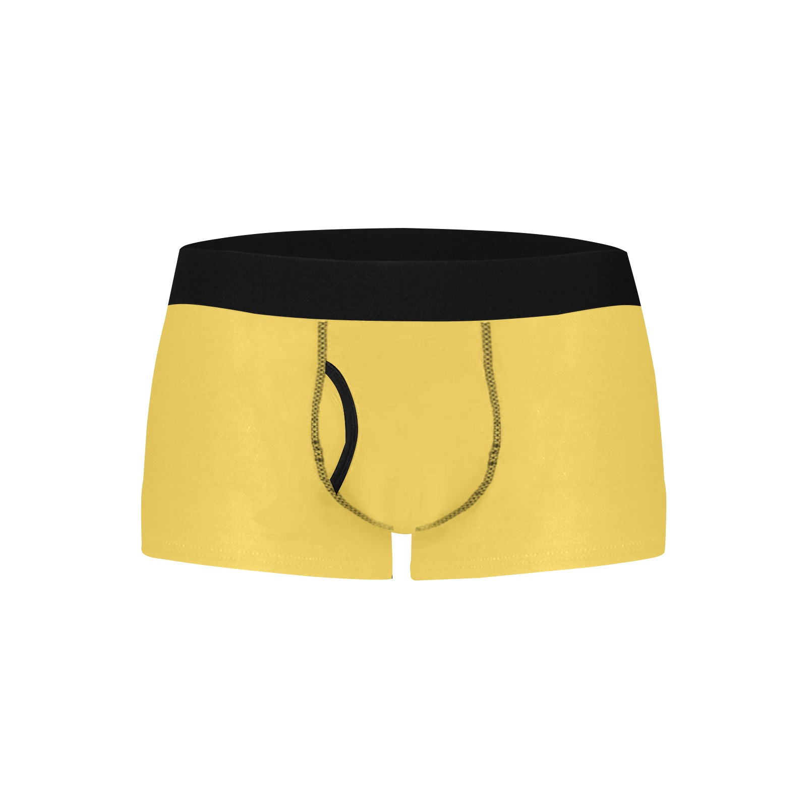 color mustard Men's Boxer Briefs with Fly (Model L49)