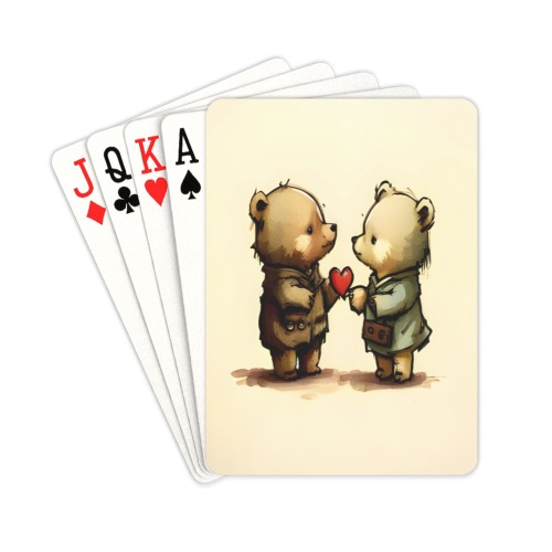 Little Bears 3 Playing Cards 2.5"x3.5"