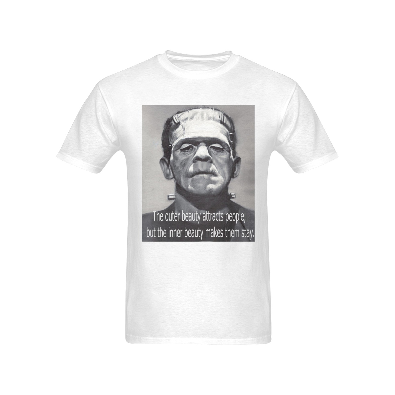 Frankenstein Men's T-Shirt in USA Size (Two Sides Printing)