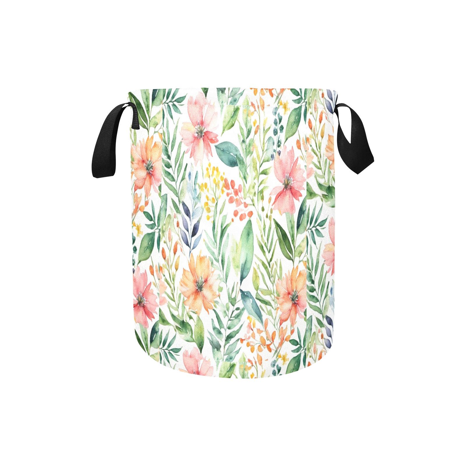 watercolor spring flowers pattern Laundry Bag (Small)