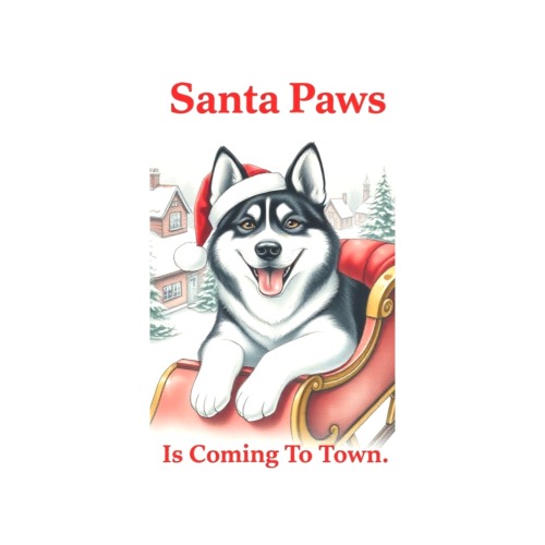 Santa Paws Husky Is Coming To Town