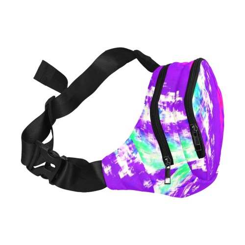 Glitchin' Purple Fanny Pack/Small (Model 1677)