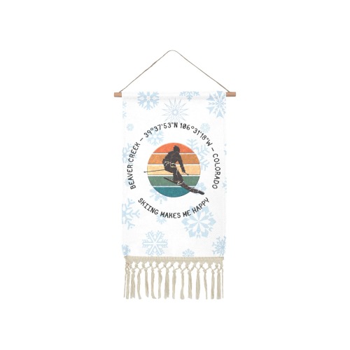 Ski Beaver Creek, Colorado - Man Skier, Black Text