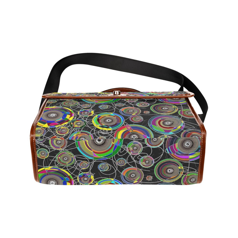coloured cogs v1 Waterproof Canvas Bag/All Over Print (Model 1641)