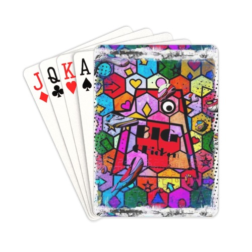 Big Chicken 2021 by Nico Bielow Playing Cards 2.5"x3.5"