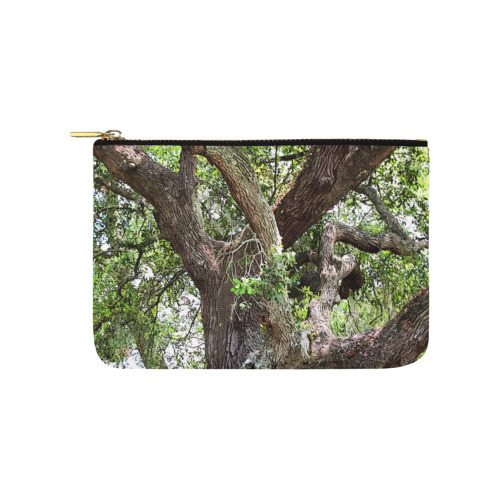 Oak Tree In The Park 7659 Stinson Park Jacksonville Florida Carry-All Pouch 9.5''x6''