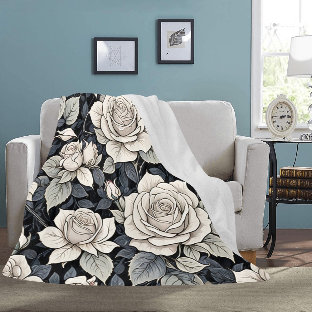 Fabulous Florals 18 Ultra-Soft Micro Fleece Blanket 60"x80"