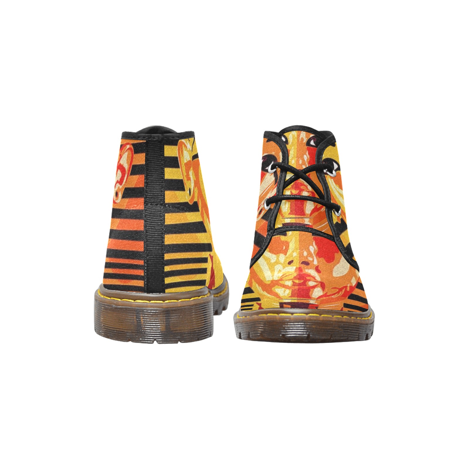 GOLDEN SLUMBER-KING TUT 2 Men's Canvas Chukka Boots (Model 2402-1)