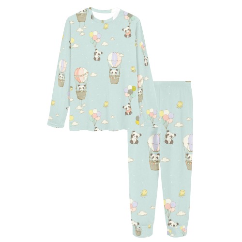 Flying Pandas Women's All Over Print Pajama Set