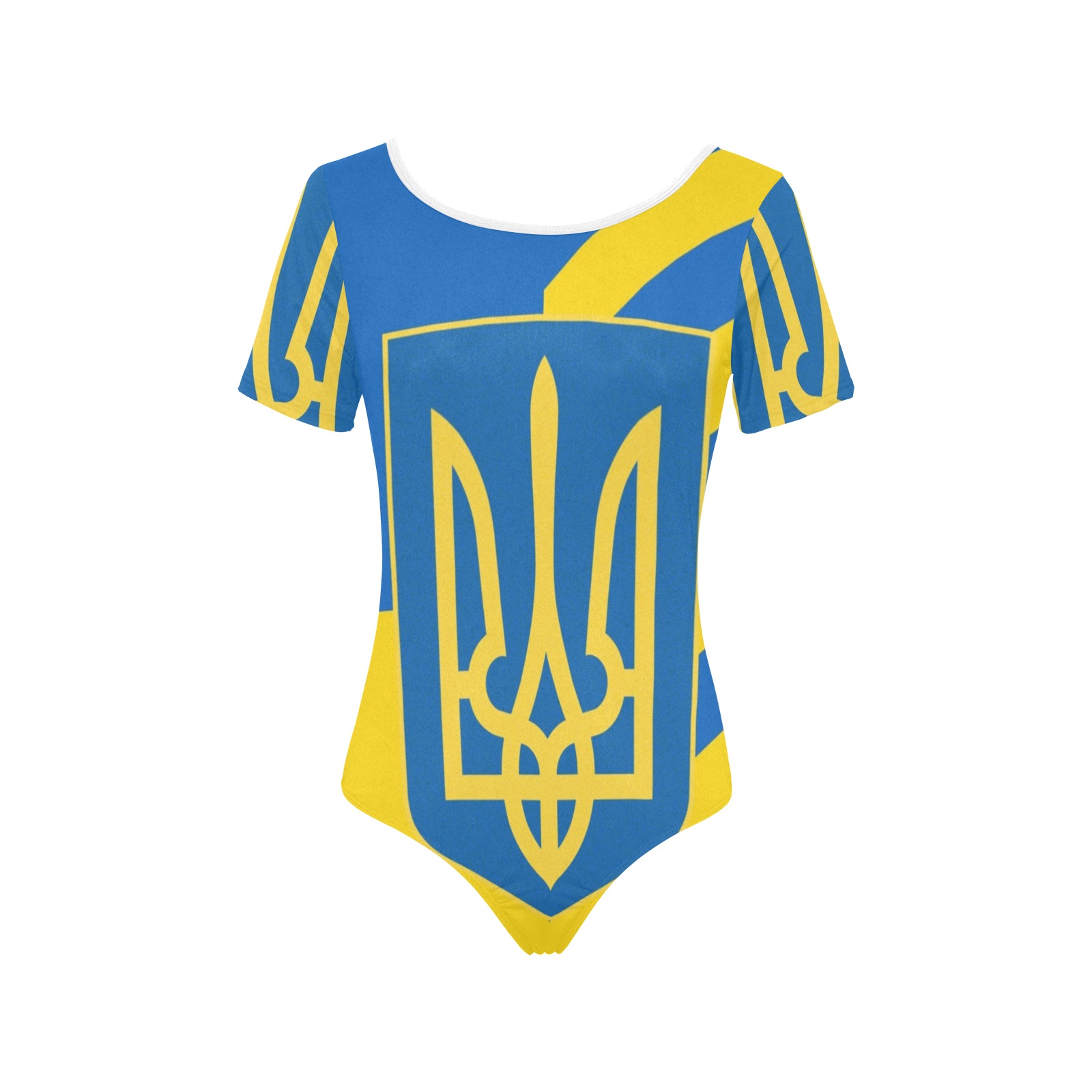 UKRAINE Women's Short Sleeve Bodysuit