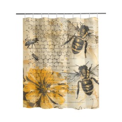 Bee shower curtain Shower Curtain 60"x72"